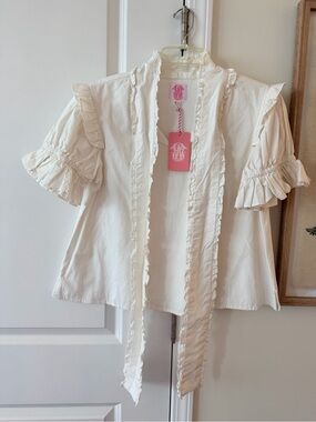 Elizabeth Wilson Short Puff Sleeves NWT